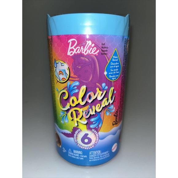 Barbie‎ Color Reveal Chelsea Doll Rainbow Mermaid Series 6 Surprises New Sealed - Picture 1 of 3